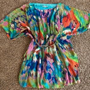 EUC multi-colored dress from Eliza J.